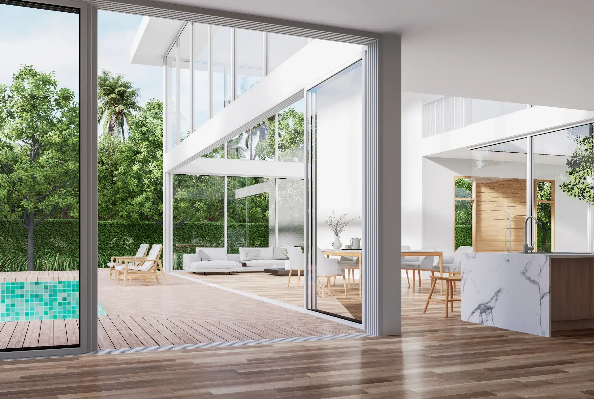 VLX 138 Panoramic Sliding Door in Austin, TX | Westlight Windows Austin - detail 1